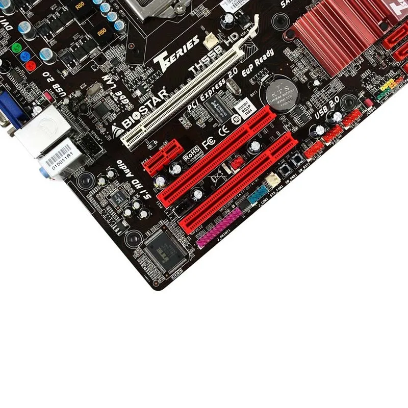 Biostar TH55B HD используется оригинальный материнская плата для Intel H55 LGA 1156 DDR3 памяти до