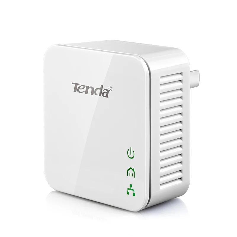 Tenda 1 пара P202 Mini 200 Мбит/с PowerLine Ethernet адаптер PLC Адаптер совместим с беспроводным Wifi