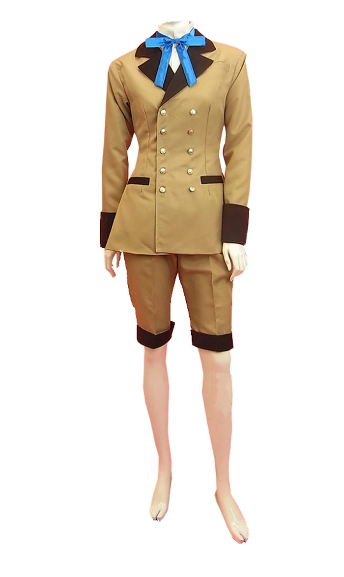 

Black Butler Kuroshitsuji Ciel Phantomhive Gray Suit Cosplay Costume