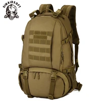sinairsoft waterproof nylon military tactics backpack 40l large capacity men 15 inch laptop rucksack travel hike ly2001