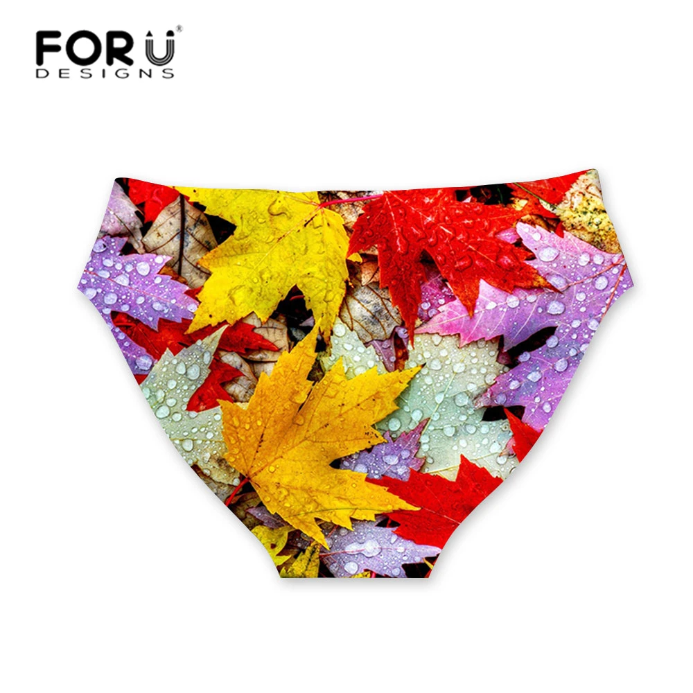 FORUDESIGNS/2018 Лидер продаж хлопок Для женщин трусы сексуальные трусики со средней