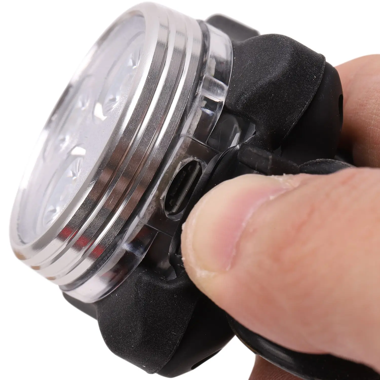 

USB Rechargeable LED Bike Light Bicycle Lamp Set Front Light Tail Light Set