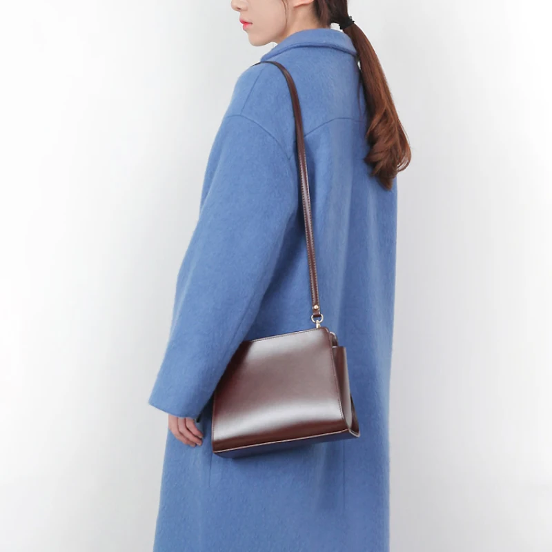 Youda Новая женская однотонная Повседневная сумка через плечо из кожзаменителя