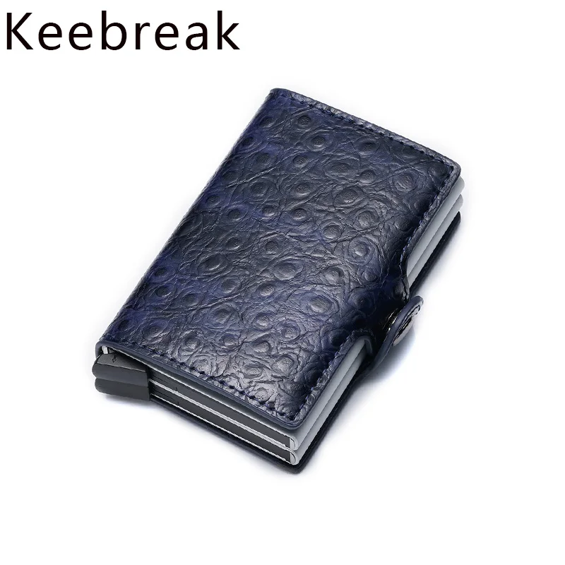 Чехол Кошелек KEEBREAK из искусственной кожи алюминиевый металлический протектор RFID