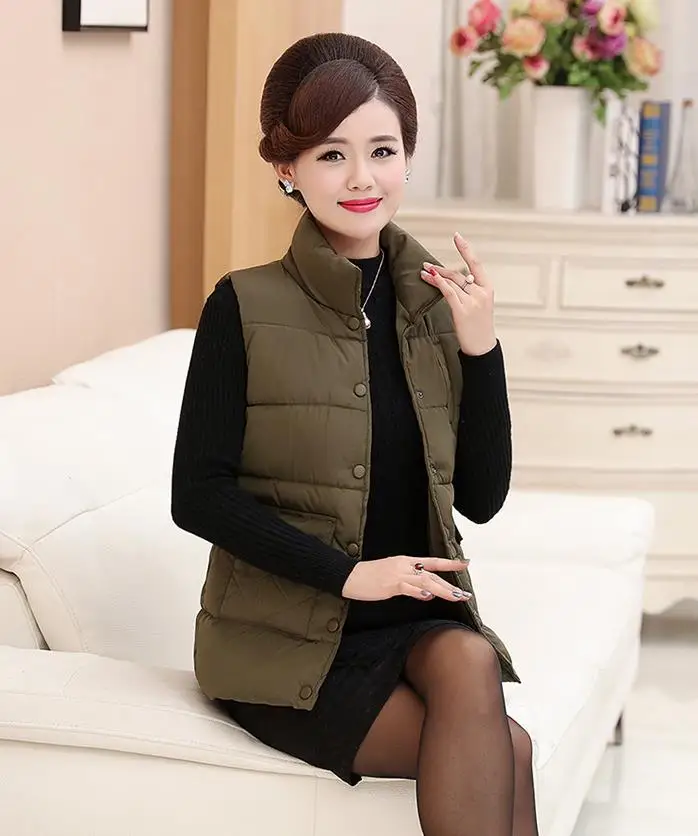 Женские весенние Толстые Пуховые жилеты больших размеров женские осенние
