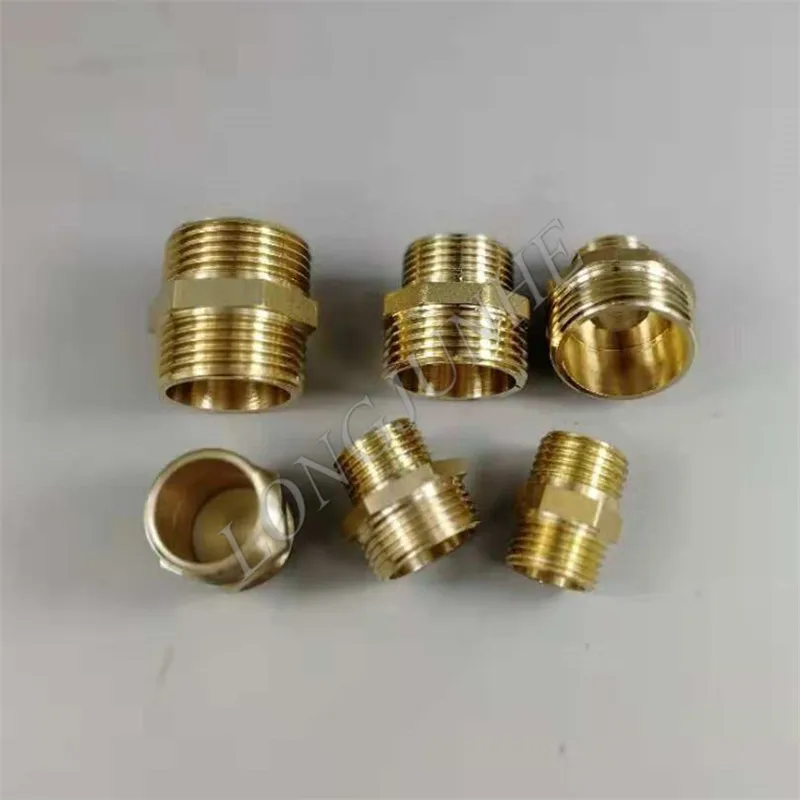 Латунный фитинг Шестигранной ниппель м/м 1 'ɳ/4'' 1/2 ''мужской резьбовой