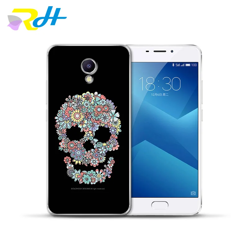 Чехол Etui для Meizu U10 U20 M5 Note M5C M3C Pro 6 M3S Max M5S M6 M3 модный черно-белый чехол 8 сезона |