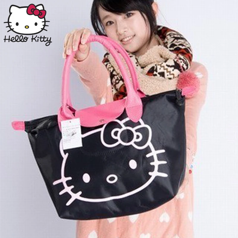 Сумка шоппер с рисунком Hello Kitty ручная работа новый стиль 2019|Плюшевые рюкзаки| |