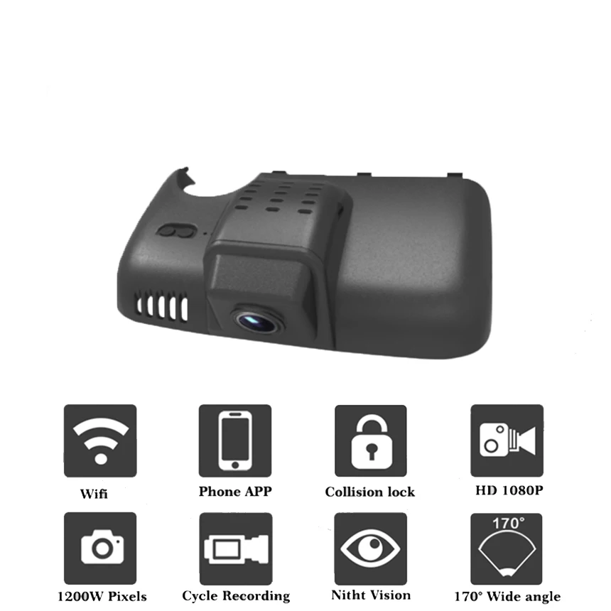 Liislee Автомобильный видеорегистратор DVR Мини Wifi Поддержка APP камера для Buick LaCrosse 2010