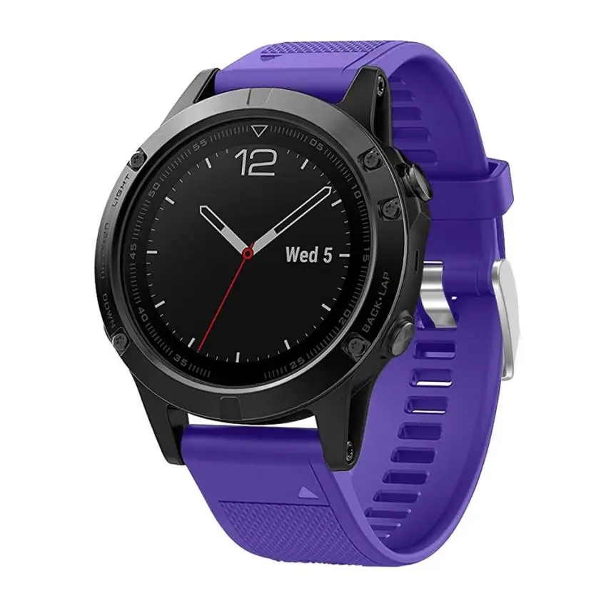 Для Garmin Fenix 5 GPS сменный Браслет аксессуары для смарт браслета силиконовый ремешок