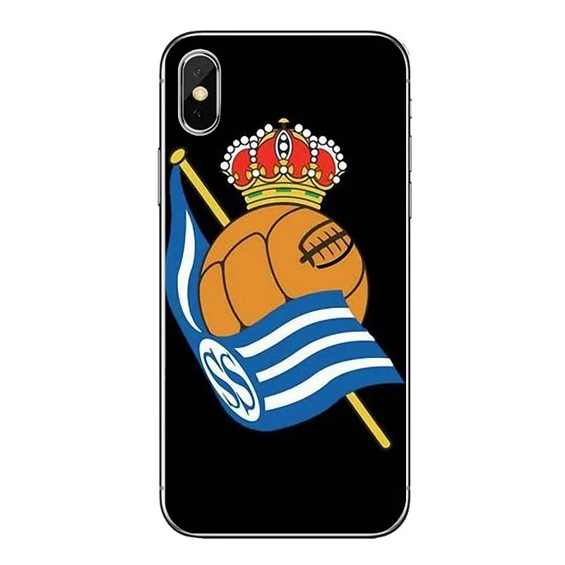 Настоящий спортивный чехол с логотипом sociedad из Испании прозрачный ТПУ для iPod Touch