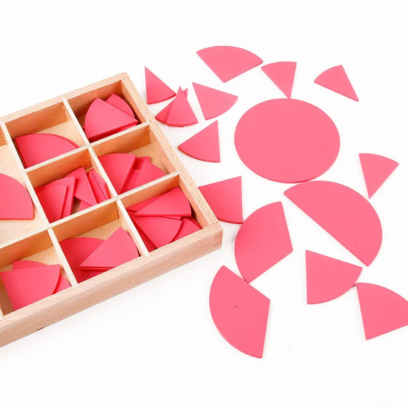 Новые деревянные детские игрушки Монтессори геометрический круг Детская