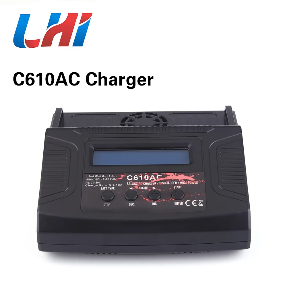 Цена по прейскуранту завода c610AC chager 100w 10A AC/DC dual power apid balance для lies/niced/life/lilo/NIMH/RC