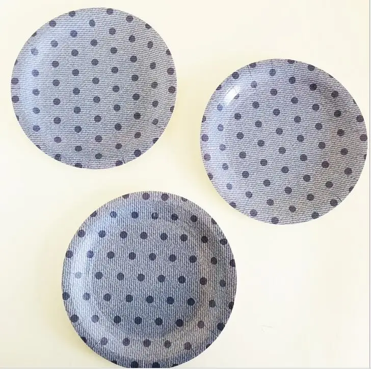 dot 8pcs 8 шт. Гавайская Летняя Вечеринка на день рождения одноразовая посуда Пальмовые Листья бумажная салфетка под тарелку кружку тропические Свадебные вечерние мероприятия - Цвет: dot 8pcs