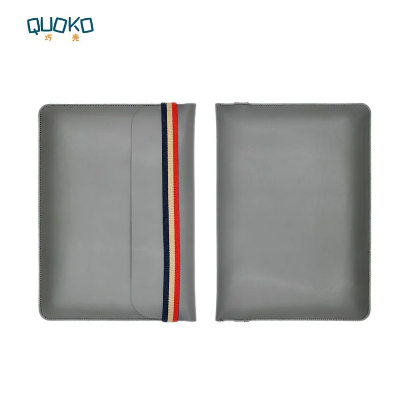 

Laptop bag case Microfiber Leather Sleeve for Apple 2018 iPad 9.7 & iPad Pro 10.5 12.9" Coloured elastic band Style sleeve