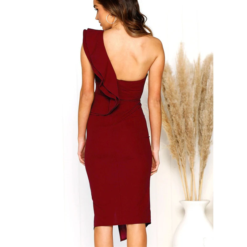 Элегантный Для женщин праздничное платье без бретелек Офисные женские туфли с v