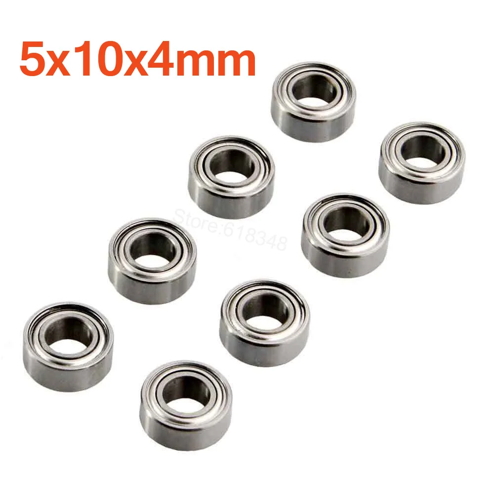

8P Ball Bearings 5*10*4mm 18033 For HSP Pangolin 94180 4WD RC 1/10 Scale Rock Crawler Truck Replacement Parts