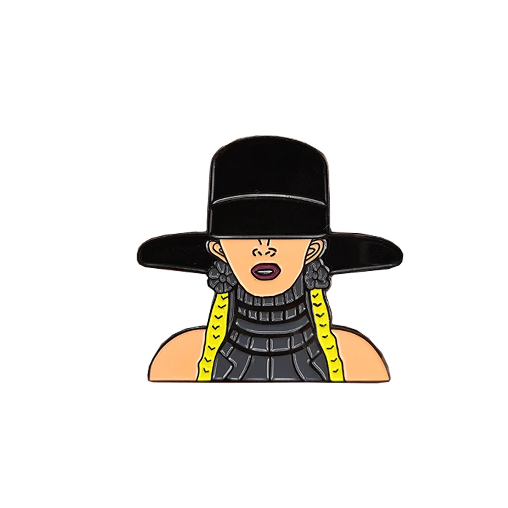 Эмалированная шпилька Beyonce феминистский подарок|Броши| |
