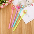 Гелевые ручки с изображением фламинго, 0,5 мм, гелевая ручка Kawaii шт., школьные принадлежности, кавайные ручки