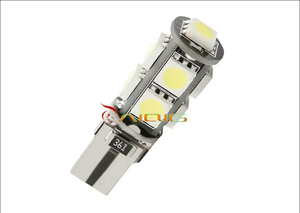 T10 9 SMD 5050 CANBUS OBC без ошибок Светодиодная лампа W5W 501 dash светодиодные автомобильные