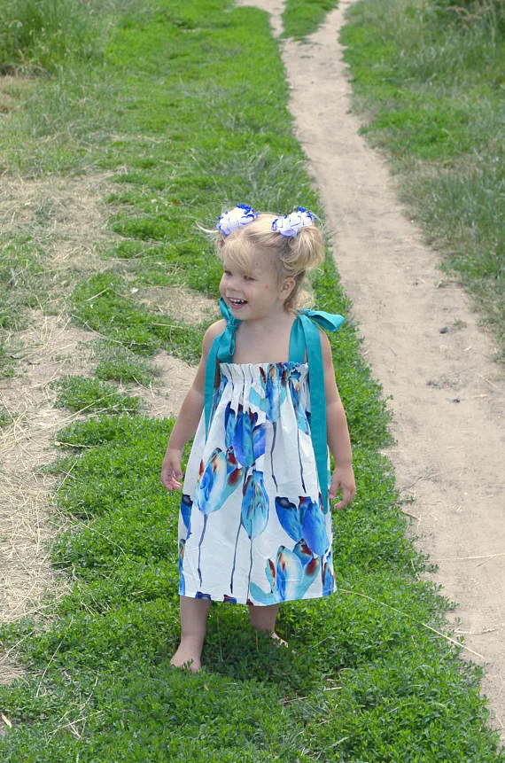 PPXX/летнее платье с цветочным рисунком для девочек большие размеры Одинаковая