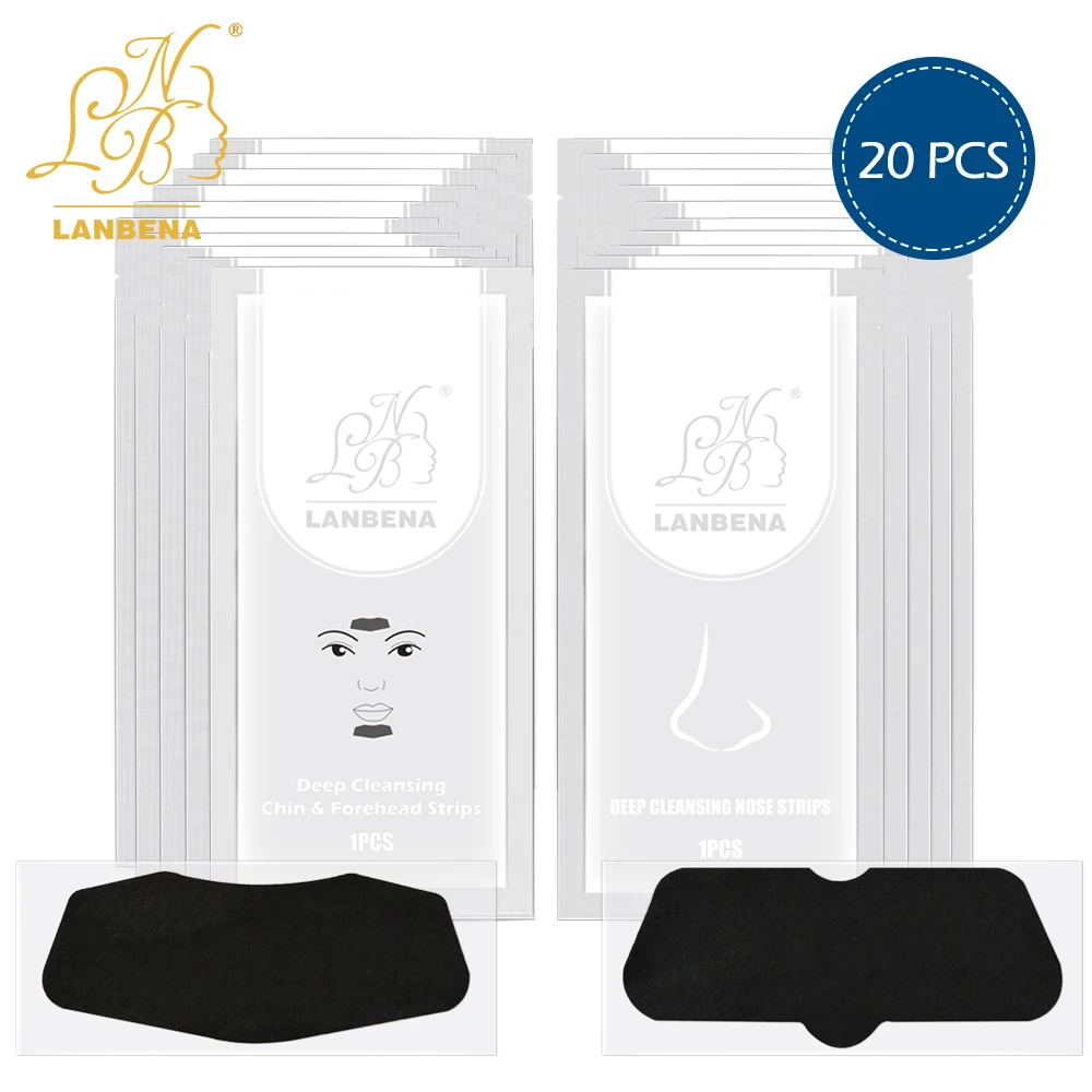 20 шт. маска для удаления черных точек на лице и подбородка|black mask peel|black head maskblack |