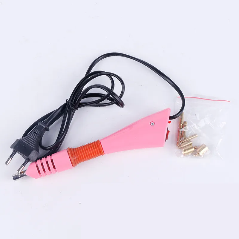 Вилка стандарта ЕС/США фиолетовый/розовый/белый 7 наконечников Быстрое
