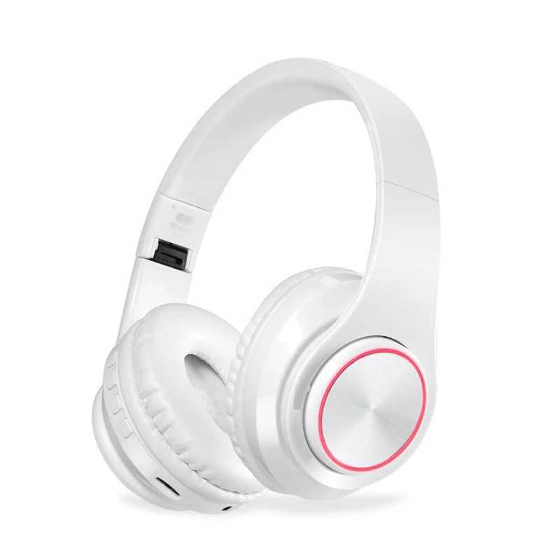 MN T3 гарнитура Bluetooth складная super bass handsfree Беспроводные наушники с gamer Led для