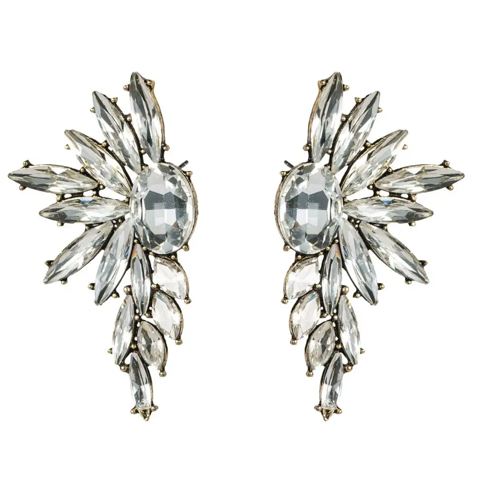 5 цветов акриловые хрустальные Висячие серьги для женщин модные ювелирные