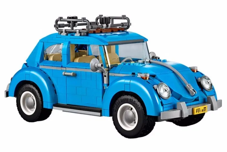 Создатель города Beetle Cooper MK VII T1 Camper Van Technic, строительные блоки, наборы, кирпичные модели, детские игрушки, детские классические друзья