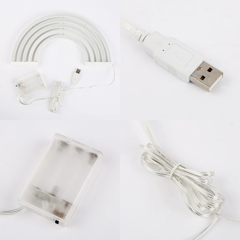 Радужный красочный неон светодиодный ночник водонепроницаемый атмосферу