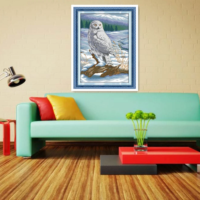 Набор для вышивки крестиком Snow Eagle 11CT 14CT напечатанный на холсте китайский Счетный