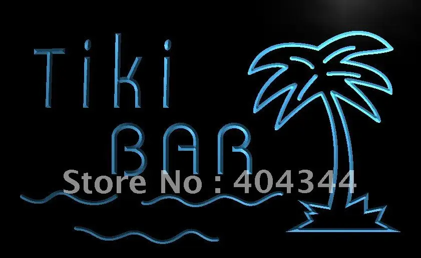 

LB787- Tiki Bar Palm Tree Island Display NEW Light Sign home decor crafts