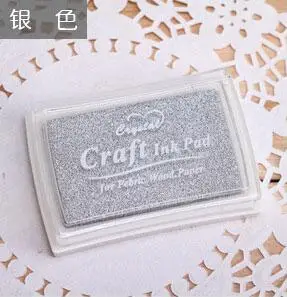 1 Набор 14 шт DIY Красочные поделки Kawaii чернил pad Мультяшные печати Inkpad для Scarpbooking