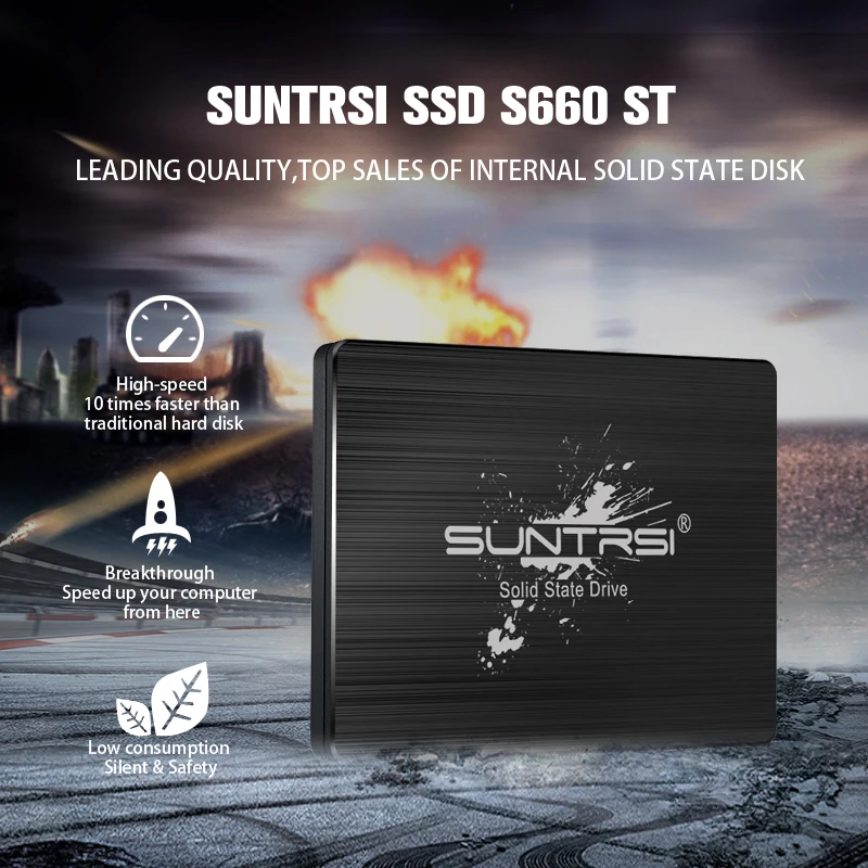 Suntrsi Внутренний твердотельный диск SATA3 SSD 120G 2 5 дюймов высокоскоростной жесткий