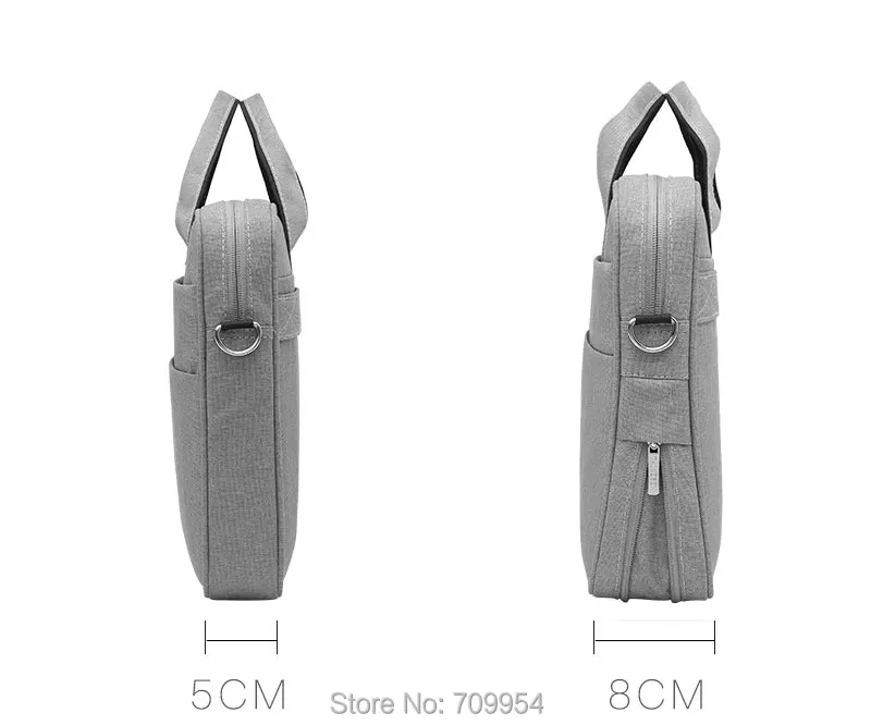 Наплечная Сумка для ноутбука нейлоновая сумка Macbook HP Lenovo 13/15/15 6/17 дюймов чехол