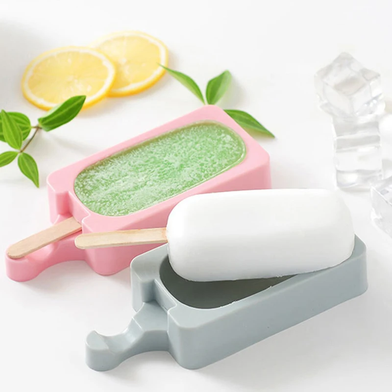Многоразовые формы для мороженного Мягкие силиконовые DIY Инструменты мороженого