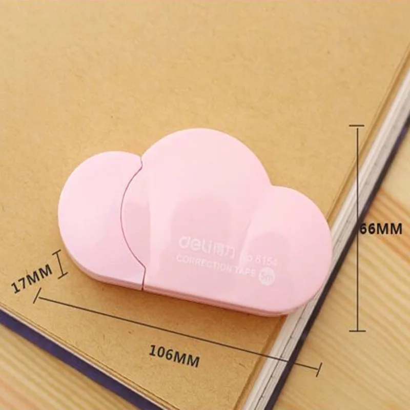 1 шт. Корректирующая лента в виде облака для детей 5 мм х м|cloud correction tape|correction tapekawaii