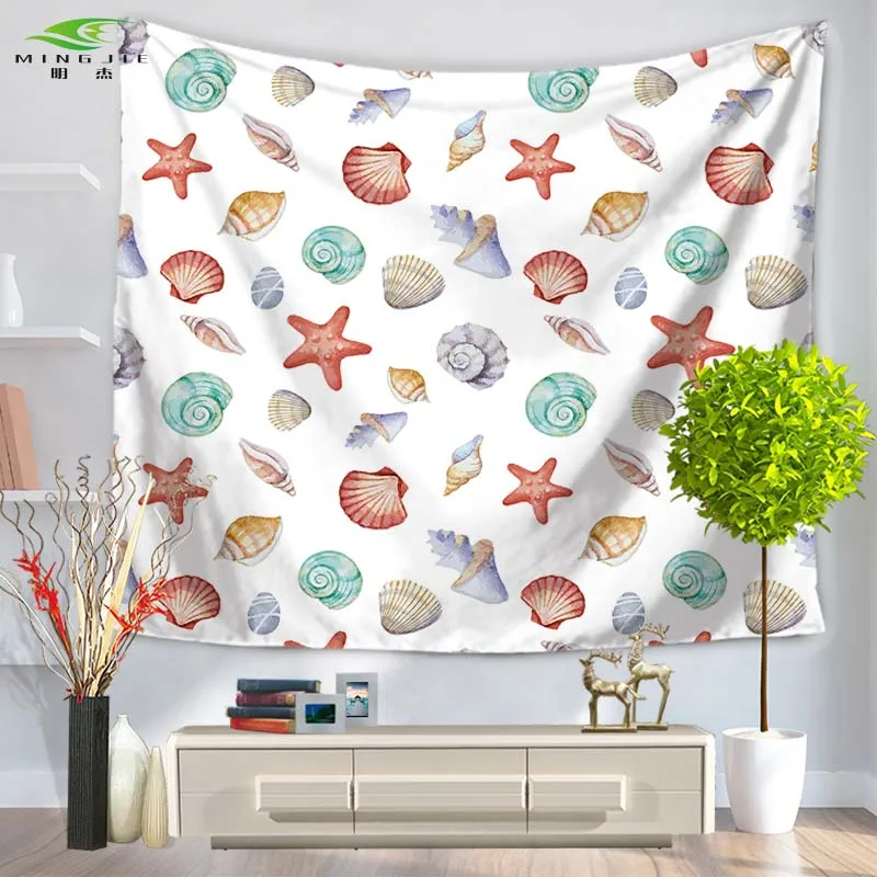 Мода звезды В виде ракушки с чешского гобелены индийском стиле хиппи Гобелены