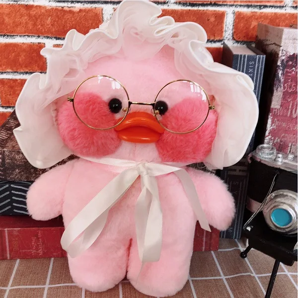 30 см Lalafanfan Kawaii кафе Мими желтая утка плюшевая игрушка милая мягкая кукла мягкие животные куклы детские игрушки подарок на день рождения для детей - Цвет: 7