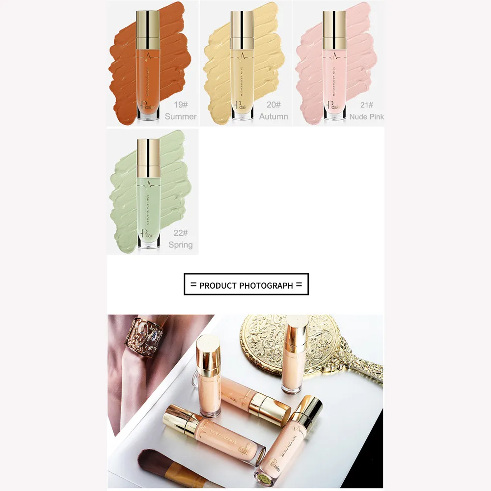Face Eye Foundation Concealer Highlight Contour Liquid Stick Makeup Natrual Cream Matte Long-lasting Oil Control Concealer
