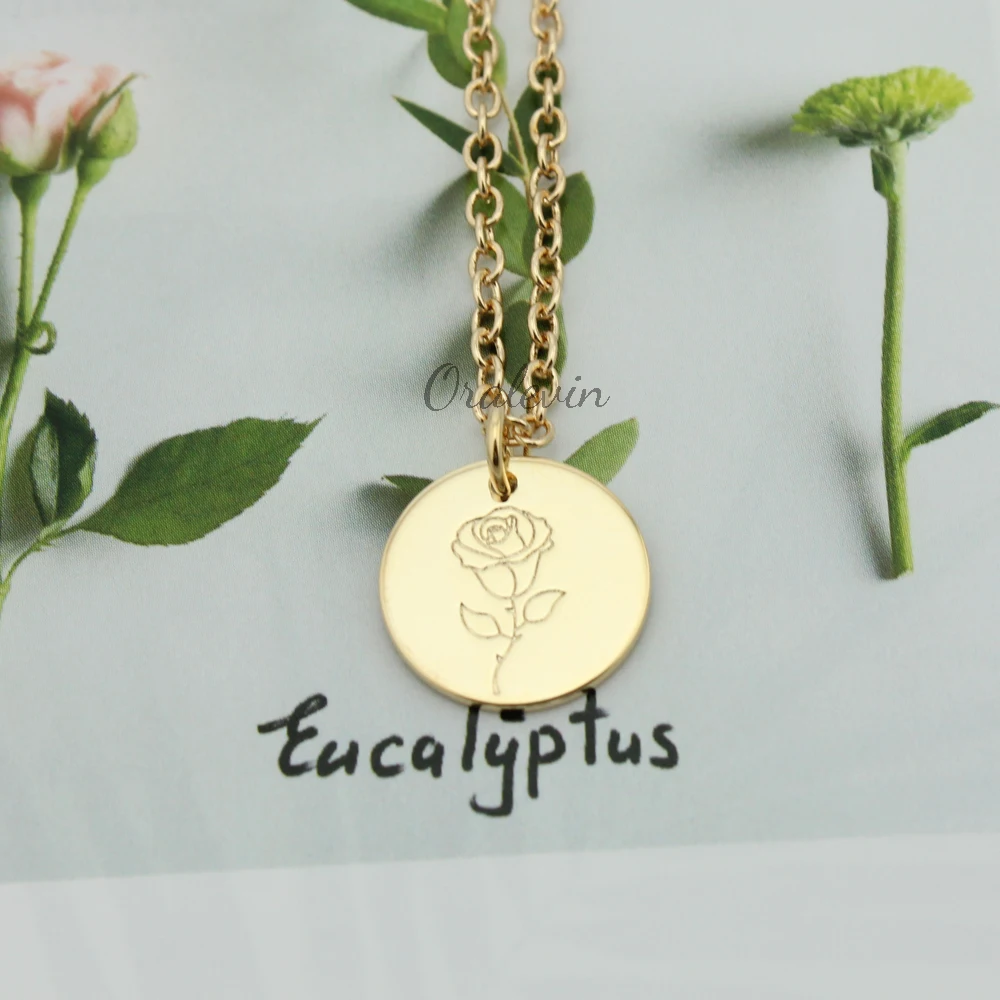 Потрясающее ожерелье с цветами гвоздиками и розой Золотое многослойное