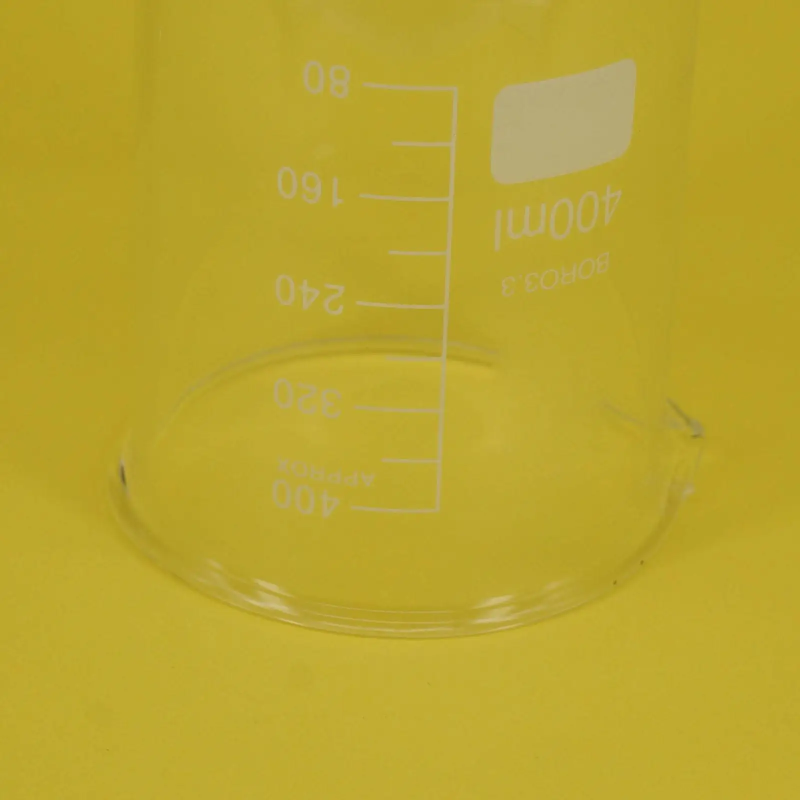 400 мл низкая форма Beaker Chemistry Lab G3.3 боросиликатное стекло Тяжелая стена|beaker