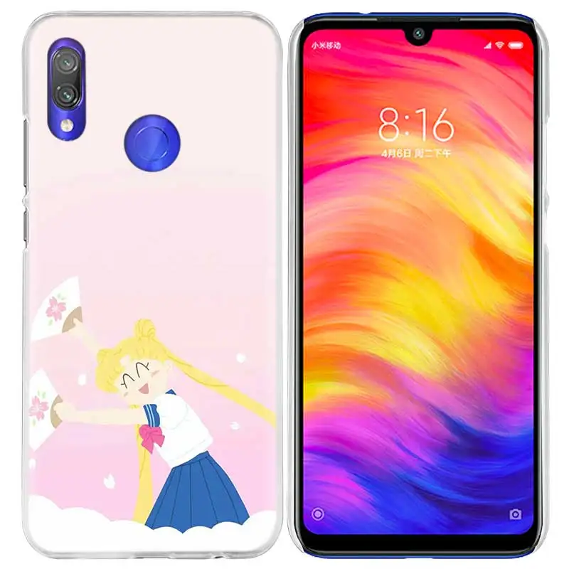 Чехол для телефона Sailor Moon Аниме Girl для Xiao mi Red mi Go Note 7 6 6A Pro S2 5 5A 4X mi A1 A2 9 mi x 3 5G 8 lite Play