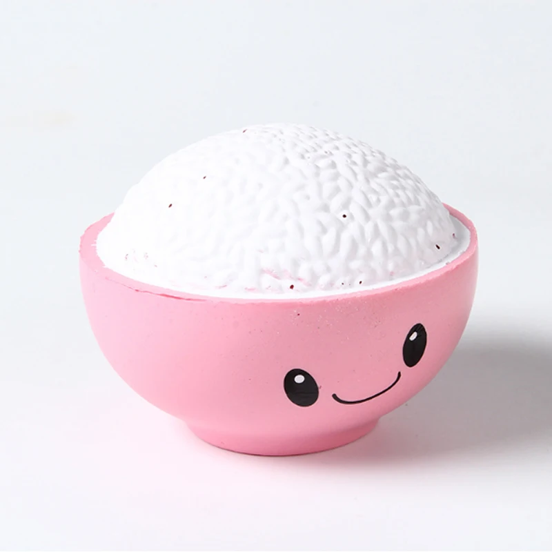 1 шт. мультяшная рисовая забавная игрушка медленный рост снимает стресс