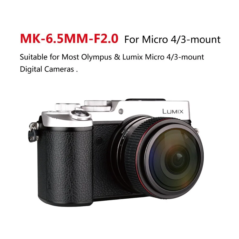 Meike 6 5 мм f2.0 ультра широкий ручной фокус круглый Рыбий глаз объектив для Panasonic Olympus
