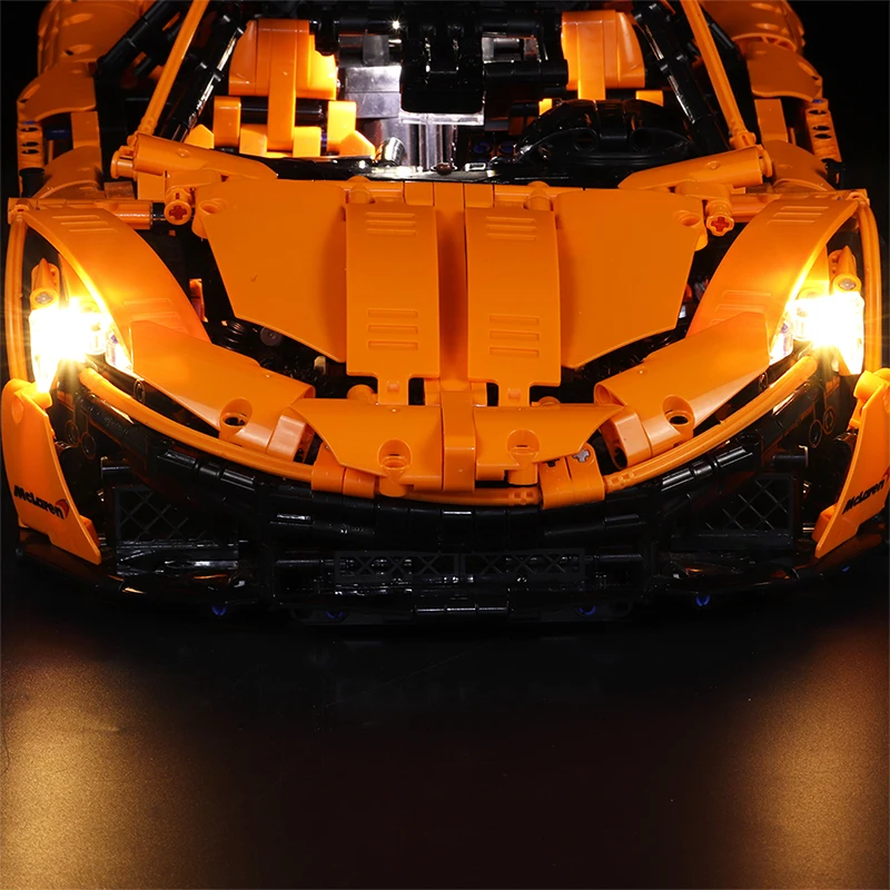 Набор светодиодных ламп для McLaren P1 hypercar 1 8 XQ 1001 Porsche technic Racing Car совместимый 20001 3368