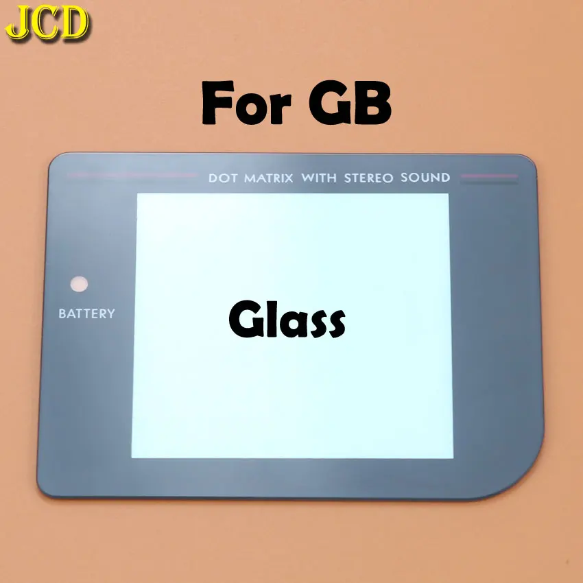JCD 1 шт. новые стеклянные пластиковые экранные линзы Крышка для Nod Gameboy классические линзы GB протектор - Цвет: Glass Screen