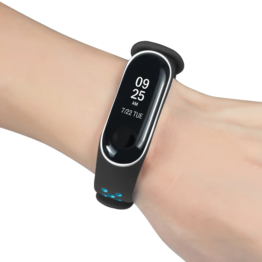 Ремешок спортивный силиконовый для Mi Band 3 браслет смарт часов Xiaomi 3|Ремешки часов|
