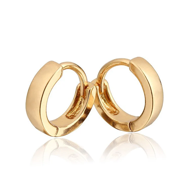 

10Pair Wholesale Earings Gold Hoop Earrings Women Boucle D'oreille Bebe Brincos Orecchini Donna Gouden Oorbel Baby Jewelry E0983